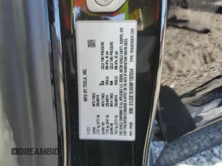 2022 Tesla Model 3 with VIN 5YJ3E1EA5NF102554, listed as a Copart auction lot 53195075 with 62,453 mi miles and Salvage Title. Bid and sale history available at DreamBid. Image 14.