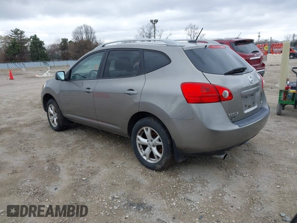 2008 Nissan Rogue SL with VIN JN8AS58V18W104148, listed as a IAAI auction lot 41968687 with 118,513 mi miles and . Bid and sale history available at DreamBid. Image 3.