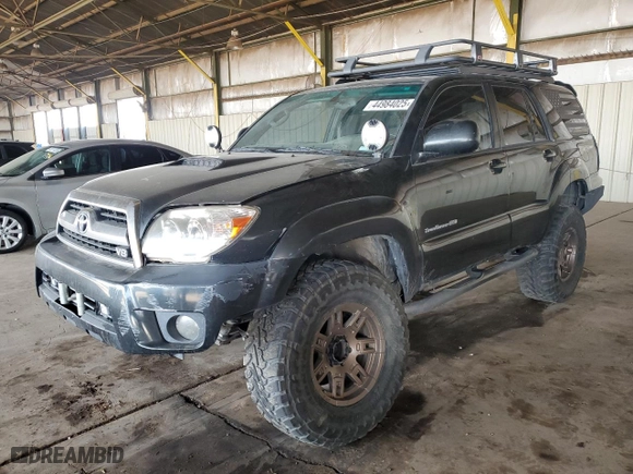 2006 Toyota 4Runner SR5 with VIN JTEBT14R960059390, listed as a Copart auction lot 44984025 with 308,393 mi miles and Salvage Title. Bid and sale history available at carsss.com. Image 1.