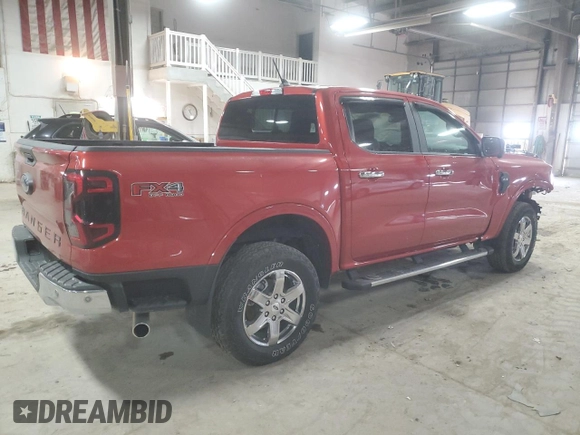 2024 Ford Ranger XLT with VIN 1FTER4HH6RLE29684, listed as a Copart auction lot 83032834 with 8,239 mi miles and Salvage Title. Bid and sale history available at carsss.com. Image 3.