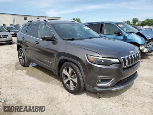 2019 Jeep Cherokee Limited with VIN 1C4PJLDB6KD300369, listed as a Copart auction lot 55023765 with 165,615 mi miles and Clean Title. Bid and sale history available at DreamBid. Image 4.