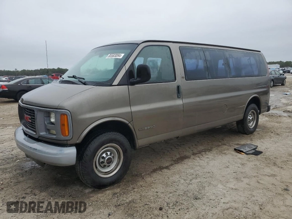 2002 GMC Savana z VIN 1GJHG39G021105787, wystawiony jako Copart lot #85583094 z przebiegiem 237 470 mil mil oraz Szkoda całkowita • Salvage title. Historia ofert i sprzedaży dostępna na DreamBid. Obrazek 1.