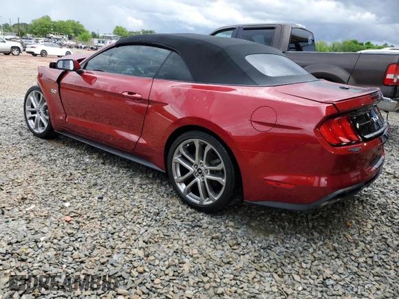 2021 Ford Mustang GT Premium z VIN 1FATP8FF7M5156828, wystawiony jako Copart lot #54714615 z przebiegiem 21 920 mil mil oraz Szkoda całkowita • Salvage title. Historia ofert i sprzedaży dostępna na DreamBid. Obrazek 2.