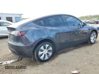 2024 Tesla Model Y Long Range with VIN 7SAYGDEE3RA256304, listed as a Copart auction lot 56160535 with 20,224 mi miles and Salvage title. Bid and sale history available at DreamBid. Image 3.