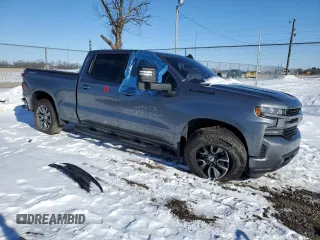 2021 Chevrolet Silverado 1500 RST with VIN 1GCUYEEL0MZ447102, listed as a Copart auction lot 88479115 with 0 mi miles and Salvage Title. Bid and sale history available at carsss.com. Image 4.