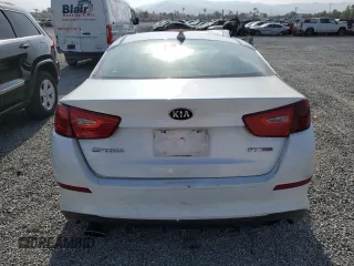 2014 Kia Optima SX with VIN 5XXGR4A77EG310630, listed as a Copart auction lot 57258405 with 100,191 mi miles and Salvage title. Bid and sale history available at DreamBid. Image 6.