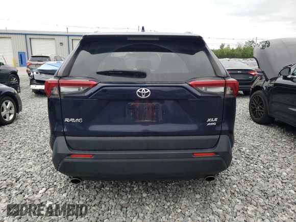 2019 Toyota RAV4 XLE with VIN JTMP1RFV4KD037700, listed as a Copart auction lot 60989525 with 110,577 mi miles and Salvage title. Bid and sale history available at DreamBid. Image 6.