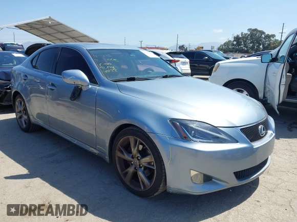 2007 Lexus IS 250 with VIN JTHBK262975028530, listed as a IAAI auction lot 42236282 with 137,075 mi miles and . Bid and sale history available at DreamBid. Image 1.