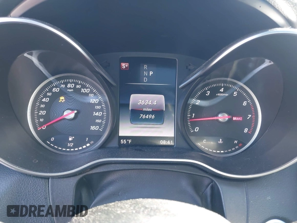 2018 Mercedes-Benz C 300 with VIN WDDWF4KB3JR349672, listed as a IAAI auction lot 42001121 with 76,496 mi miles and . Bid and sale history available at DreamBid. Image 7.
