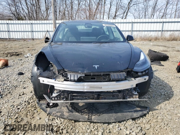 2022 Tesla Model 3 with VIN 5YJ3E1EA9NF344876, listed as a Copart auction lot 48306005 with 0 mi miles and Salvage Title. Bid and sale history available at carsss.com. Image 5.