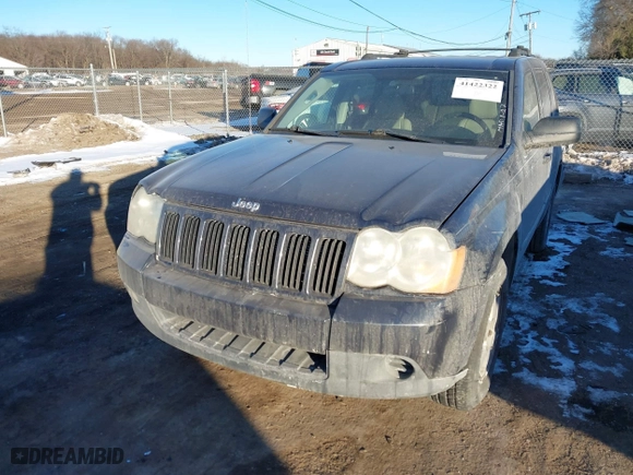 2009 Jeep Grand Cherokee Laredo with VIN 1J8GS48K29C540072, listed as a IAAI auction lot 41422322 with 0 mi miles. Bid and sale history available at carsss.com. Image 17.