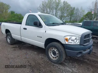 2008 Dodge 1500 ST with VIN 1D7HU16N08J232786, listed as a IAAI auction lot 41979484 with 54,165 mi miles. Bid and sale history available at carsss.com. Image 1.