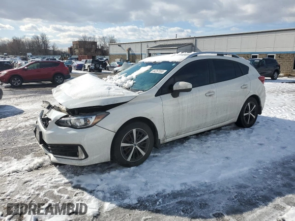 2023 Subaru Impreza Premium with VIN 4S3GTAV62P3711751, listed as a Copart auction lot 44257555 with 85,344 mi miles and Salvage title. Bid and sale history available at DreamBid. Image 1.