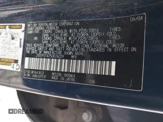 2005 Toyota Highlander z VIN JTEEP21A750076029, wystawiony jako IAAI lot #42327759 z przebiegiem 261 299 mil mil oraz . Historia ofert i sprzedaży dostępna na DreamBid. Obrazek 9.
