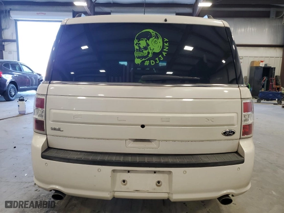 2014 Ford Flex SEL with VIN 2FMGK5C85EBD16079, listed as a Copart auction lot 46601625 with 172,964 mi miles and Salvage Title. Bid and sale history available at carsss.com. Image 6.