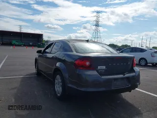 2014 Dodge Avenger SE with VIN 1C3CDZAB3EN219717, listed as a IAAI auction lot 42737543 with 157,362 mi miles and . Bid and sale history available at DreamBid. Image 3.