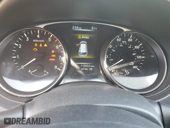 2015 Nissan Rogue SV with VIN KNMAT2MV1FP527834, listed as a Copart auction lot 50498585 with 115,832 mi miles and Salvage Title. Bid and sale history available at DreamBid. Image 9.