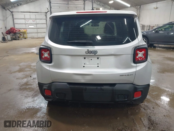 2017 Jeep Renegade Sport with VIN ZACCJAAB0HPG15296, listed as a IAAI auction lot 42134138 with 98,655 mi miles and . Bid and sale history available at DreamBid. Image 16.