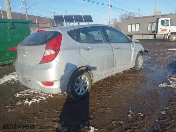 2014 Hyundai Accent GS with VIN KMHCT5AEXEU167098, listed as a IAAI auction lot 41552742 with 48,645 mi miles. Bid and sale history available at carsss.com. Image 4.