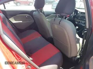 2015 Kia Rio LX with VIN KNADM4A30F6501897, listed as a Copart auction lot 52390015 with 83,631 mi miles and Salvage Title. Bid and sale history available at carsss.com. Image 10.