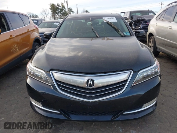 2014 Acura RLX with VIN JH4KC1F39EC002017, listed as a IAAI auction lot 41749675 with 162,000 mi miles. Bid and sale history available at carsss.com. Image 12.