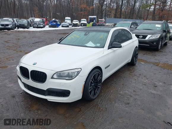 2015 BMW 7 Series 750Li xDrive with VIN WBAYF8C5XFD655174, listed as a IAAI auction lot 41480525 with 79,238 mi miles and . Bid and sale history available at carsss.com. Image 17.