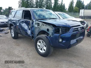 2024 Toyota 4Runner SR5 with VIN JTEMU5JR0R6243619, listed as a IAAI auction lot 42439304 with 24,506 mi miles and . Bid and sale history available at DreamBid. Image 1.