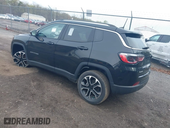 2022 Jeep Compass High Altitude with VIN 3C4NJDCB1NT108788, listed as a IAAI auction lot 41917869 with 77,359 mi miles and . Bid and sale history available at DreamBid. Image 3.