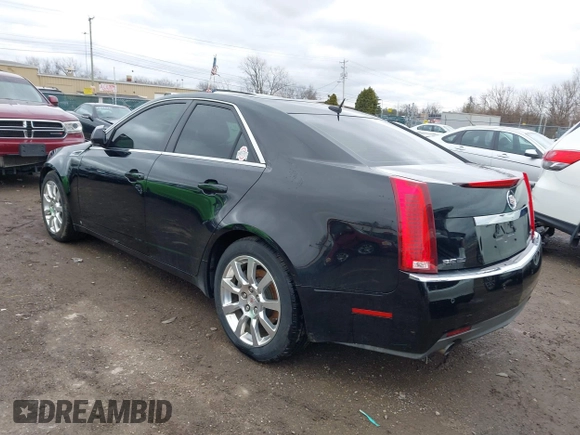 2008 Cadillac CTS RWD w/1SB with VIN 1G6DR57V580176739, listed as a IAAI auction lot 41847461 with 136,482 mi miles. Bid and sale history available at carsss.com. Image 3.
