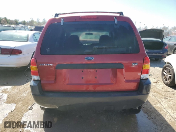 2004 Ford Escape XLT с VIN 1FMYU03174KB25014, выставлен на аукционе Copart как лот 47286444 с пробегом 238 293 миль миль и Списание • Salvage title. История ставок и продаж доступна на DreamBid. Изображение 6.