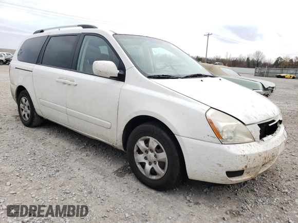 2010 Kia Sedona LX with VIN KNDMG4C32A6346124, listed as a Copart auction lot 79019814 with 160,321 mi miles and Salvage Title. Bid and sale history available at DreamBid. Image 4.