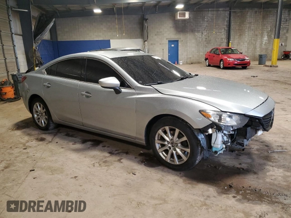 2016 Mazda 6 i Sport with VIN JM1GJ1U57G1416106, listed as a Copart auction lot 55730925 with 171,962 mi miles and Salvage Title. Bid and sale history available at DreamBid. Image 4.