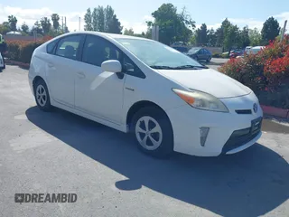 2012 Toyota Prius One with VIN JTDKN3DU7C1551209, listed as a IAAI auction lot 41967582 with 124,572 mi miles. Bid and sale history available at carsss.com. Image 1.