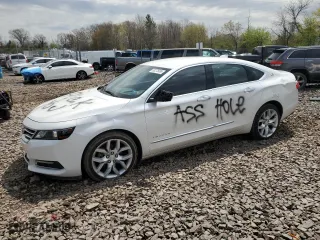 2016 Chevrolet Impala LTZ with VIN 2G1145S36G9171020, listed as a Copart auction lot 53275995 with 145,662 mi miles and Salvage Title. Bid and sale history available at carsss.com. Image 1.