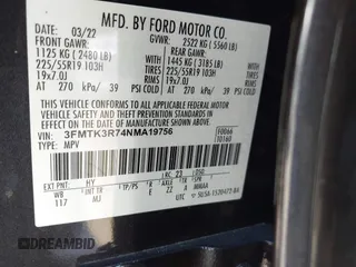 2022 Ford Mustang Mach-E Premium с VIN 3FMTK3R74NMA19756, выставлен на аукционе IAAI как лот 42567927 с пробегом 25 004 миль миль и . История ставок и продаж доступна на DreamBid. Изображение 9.
