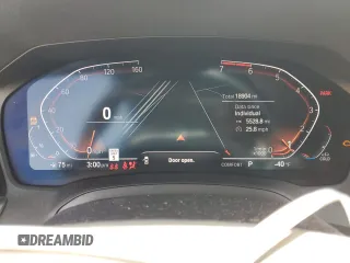 2021 BMW 4 Series 430i with VIN WBA23AT08MCG90733, listed as a Copart auction lot 47617915 with 18,904 mi miles and Salvage title. Bid and sale history available at DreamBid. Image 9.