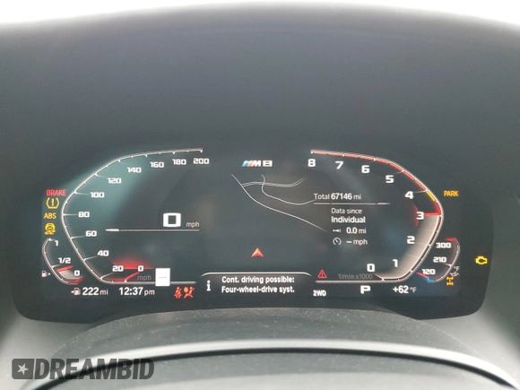 2020 BMW M8 z VIN WBSAE0C09LCD76941, wystawiony jako Copart lot #43378505 z przebiegiem 67 146 mil mil oraz Czysty tytuł • Clean title. Historia ofert i sprzedaży dostępna na DreamBid. Obrazek 9.