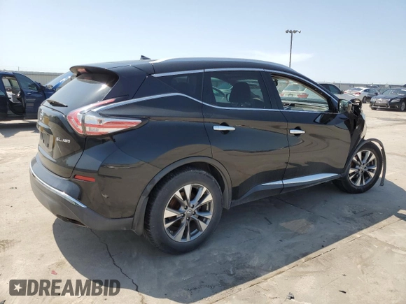2016 Nissan Murano SL z VIN 5N1AZ2MHXGN129734, wystawiony jako Copart lot #51415795 z przebiegiem 184 290 mil mil oraz Szkody całkowita. Historia ofert i sprzedaży dostępna na DreamBid. Obrazek 3.