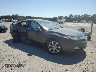 2012 Acura TL Tech Auto with VIN 19UUA8F51CA040233, listed as a Copart auction lot 50764185 with 183,786 mi miles and Salvage Title. Bid and sale history available at carsss.com. Image 4.