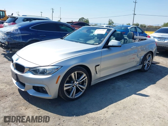 2014 BMW 4 Series 435i with VIN WBA3T3C54EJ877196, listed as a IAAI auction lot 42755387 with 113,172 mi miles and . Bid and sale history available at DreamBid. Image 2.