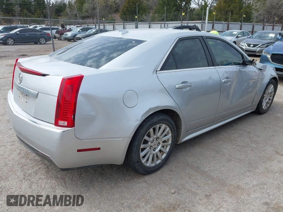 2012 Cadillac CTS Sedan Luxury with VIN 1G6DG5E58C0144837, listed as a IAAI auction lot 41802370 with 184,670 mi miles. Bid and sale history available at carsss.com. Image 4.