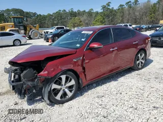 2019 Kia Optima LX with VIN 5XXGT4L37KG360564, listed as a Copart auction lot 48209865 with 101,634 mi miles and Salvage Title. Bid and sale history available at carsss.com. Image 1.