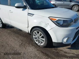 2018 Kia Soul + with VIN KNDJP3A5XJ7604109, listed as a IAAI auction lot 41408748 with 164,457 mi miles. Bid and sale history available at carsss.com. Image 6.