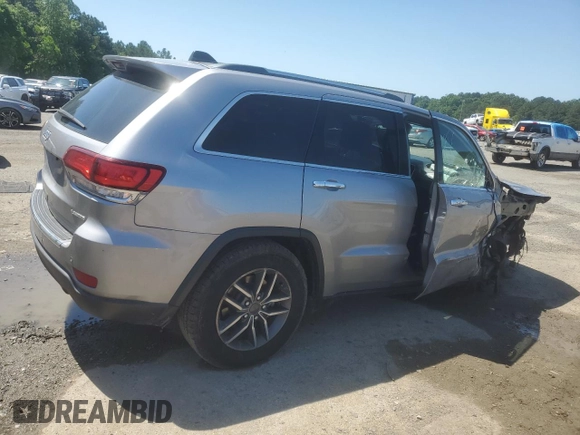 2020 Jeep Grand Cherokee Limited with VIN 1C4RJFBG4LC302606, listed as a Copart auction lot 56907015 with 116,713 mi miles and Salvage title. Bid and sale history available at DreamBid. Image 3.