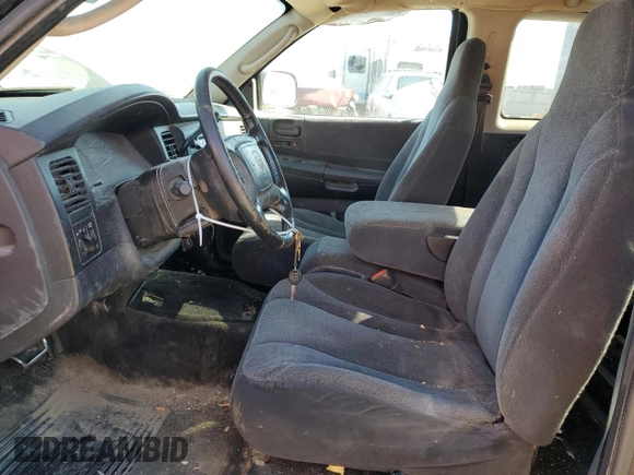 2003 Dodge Dakota SLT with VIN 1D7HL42X33S284170, listed as a Copart auction lot 76657204 with 146,790 mi miles and Salvage Title. Bid and sale history available at carsss.com. Image 7.