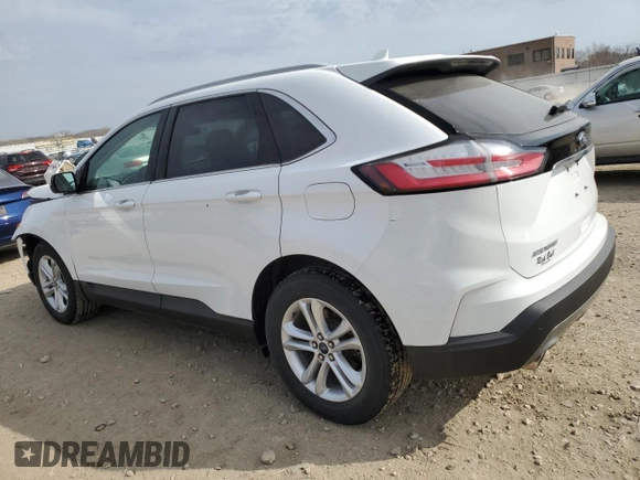 2020 Ford Edge SEL с VIN 2FMPK4J91LBA69663, выставлен на аукционе Copart как лот 50611005 с пробегом 61 534 миль миль и Списание • Salvage title. История ставок и продаж доступна на DreamBid. Изображение 2.