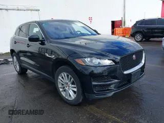 2019 Jaguar F-Pace 25t Prestige with VIN SADCK2GX1KA391800, listed as a IAAI auction lot 41711169 with 69,822 mi miles and . Bid and sale history available at DreamBid. Image 1.