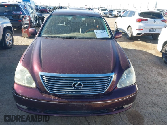 2005 Lexus LS 430 z VIN JTHBN36F150176584, wystawiony jako IAAI lot #41753907 z przebiegiem 219 602 mil mil oraz . Historia ofert i sprzedaży dostępna na DreamBid. Obrazek 11.