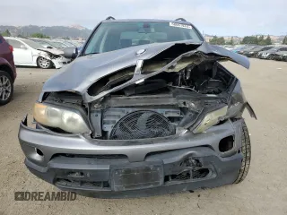 2005 BMW X5 3.0i with VIN 5UXFA13525LY02042, listed as a Copart auction lot 58061944 with 152,251 mi miles and Salvage Title. Bid and sale history available at carsss.com. Image 5.