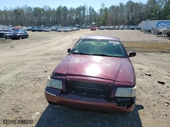 2006 Mercury Grand Marquis GS with VIN 2MEFM74W46X600566, listed as a Copart auction lot 45893975 with 0 mi miles and Salvage Title. Bid and sale history available at carsss.com. Image 11.